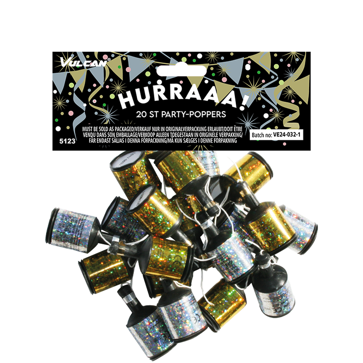 5123r Party Poppers - Image 1