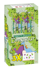 Confetti shooter 3-pack DINOSAUR - Image 2
