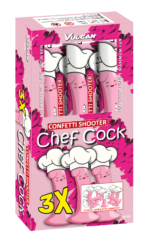 Confetti shooter 3-pack CHEF COCK - Image 2